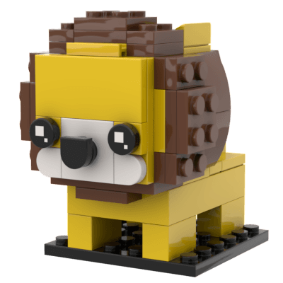 Brick build Lion