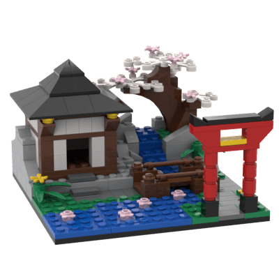 Brick build Zen Garden